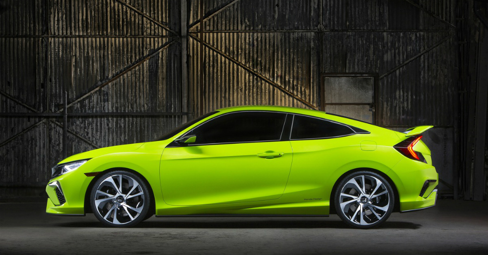 2016 Bright Green Honda Civic