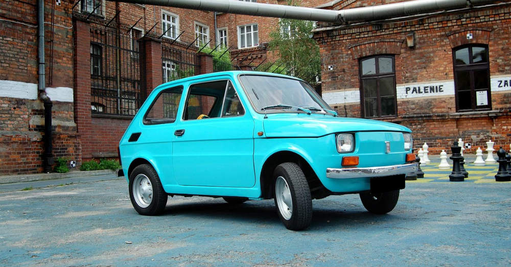 Tom Hanks has a new car: Fiat 126p.