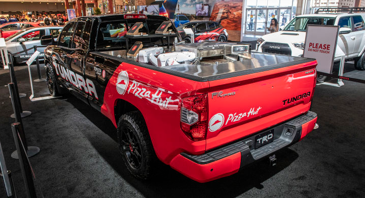 Toyota Delivers the Pizza with a Tundra