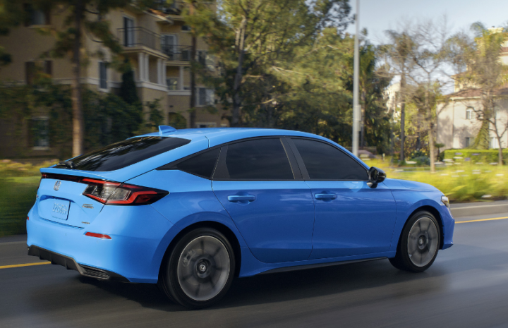 Meet the 2025 Honda Civic Hatchback Sport Touring Hybrid